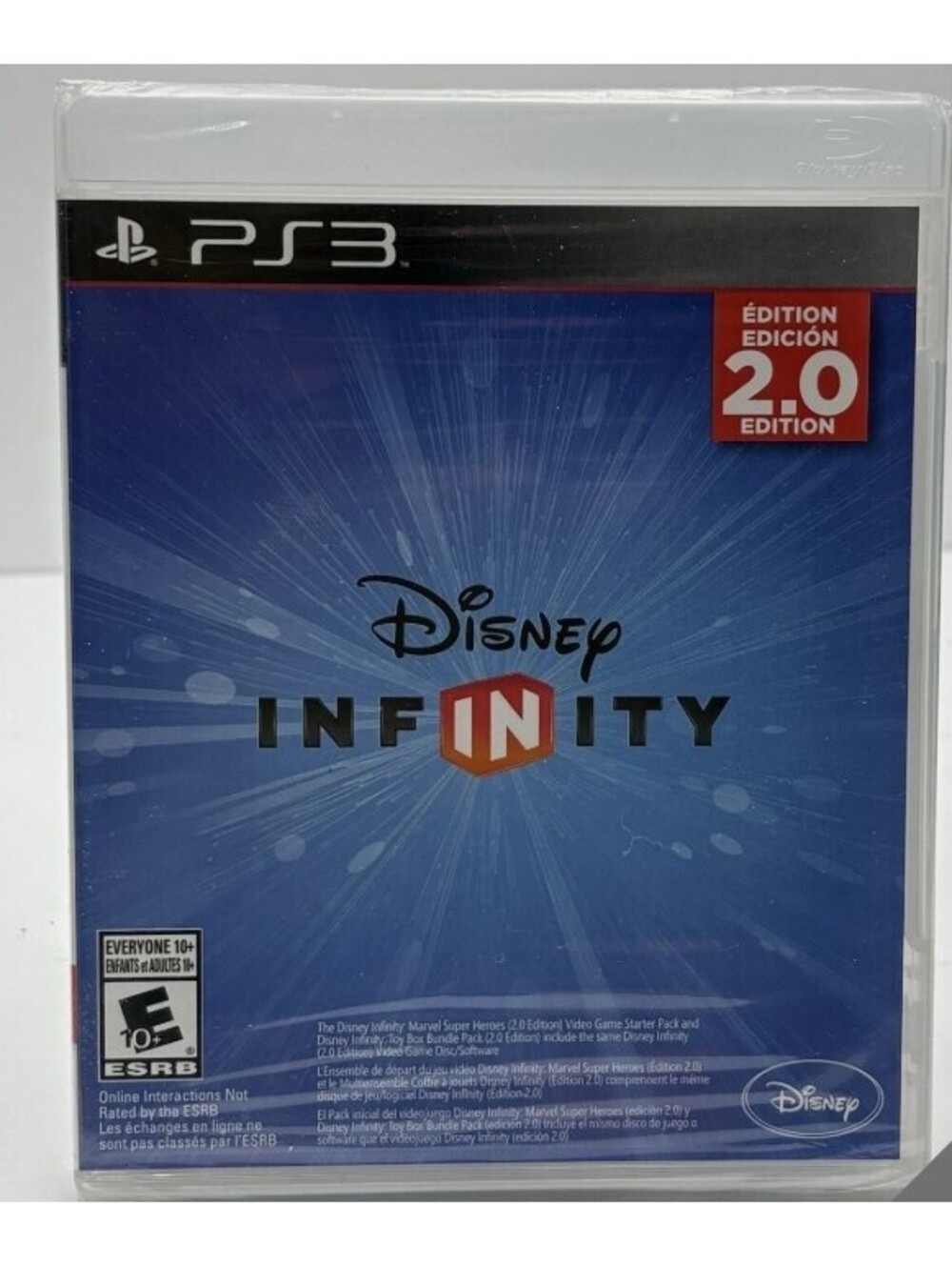 NEW Disney Infinity 2.0 Game Disc PlayStation 3 PS3 Sealed